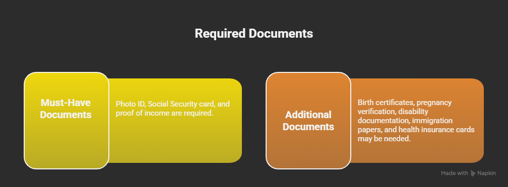 Required Documents for applying Medicaid