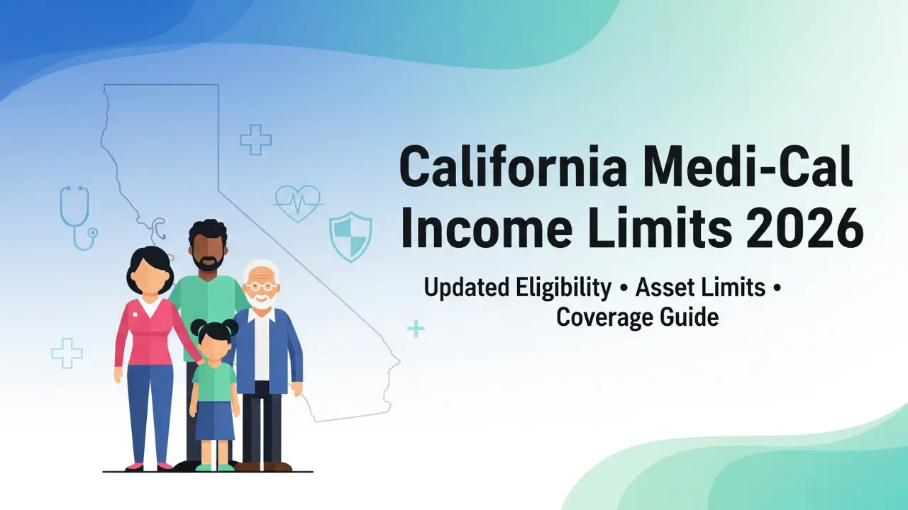 California Medi-Cal income limits 2026 with updated eligibility and asset limit rules
