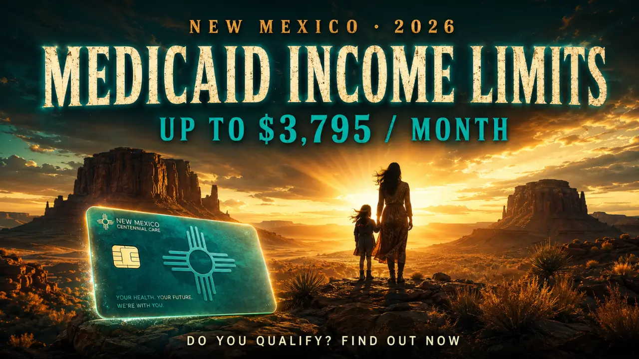 New Mexico Medicaid income limits 2026 — Turquoise Care eligibility guide for families and adults