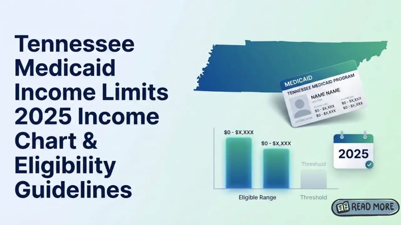 Tennessee Medicaid income limits 2025 chart showing eligibility thresholds and household income guidelines