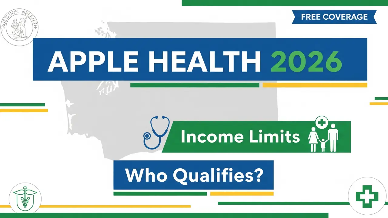 Washington Medicaid Apple Health 2026 eligibility income limits guide thumbnail showing who qualifies for free coverage