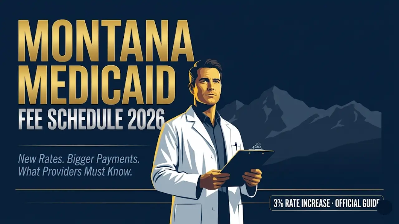 Montana Medicaid fee schedule 2026 — updated provider rates and 3% increase guide