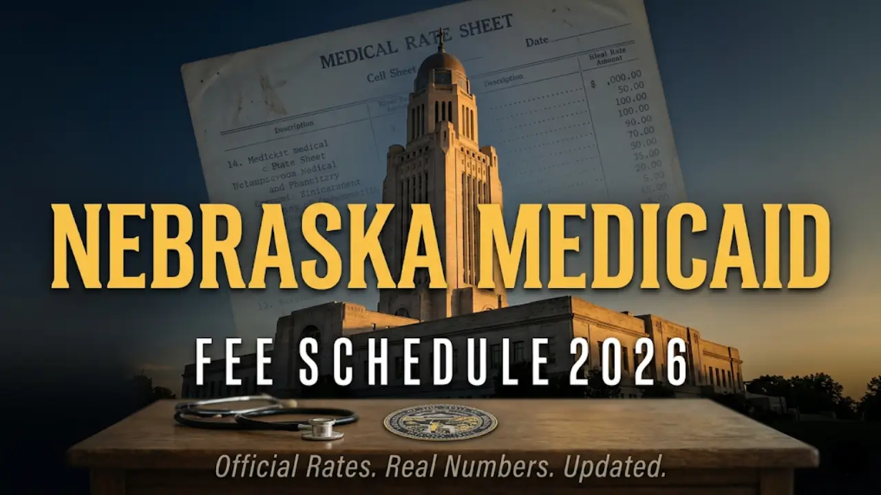 Nebraska Medicaid Fee Schedule 2026 — Official provider reimbursement rates by Nebraska DHHS