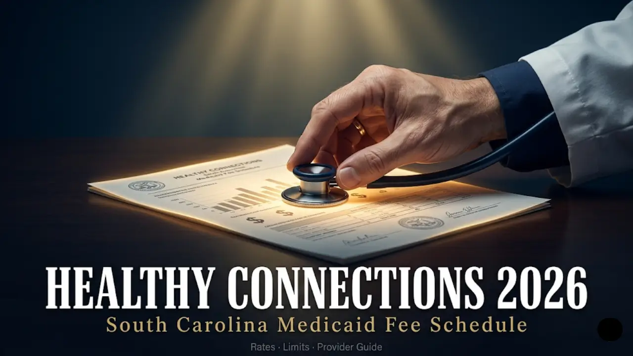 South Carolina Medicaid fee schedule 2026 — rates, income limits, and provider guide for Healthy Connections Medicaid