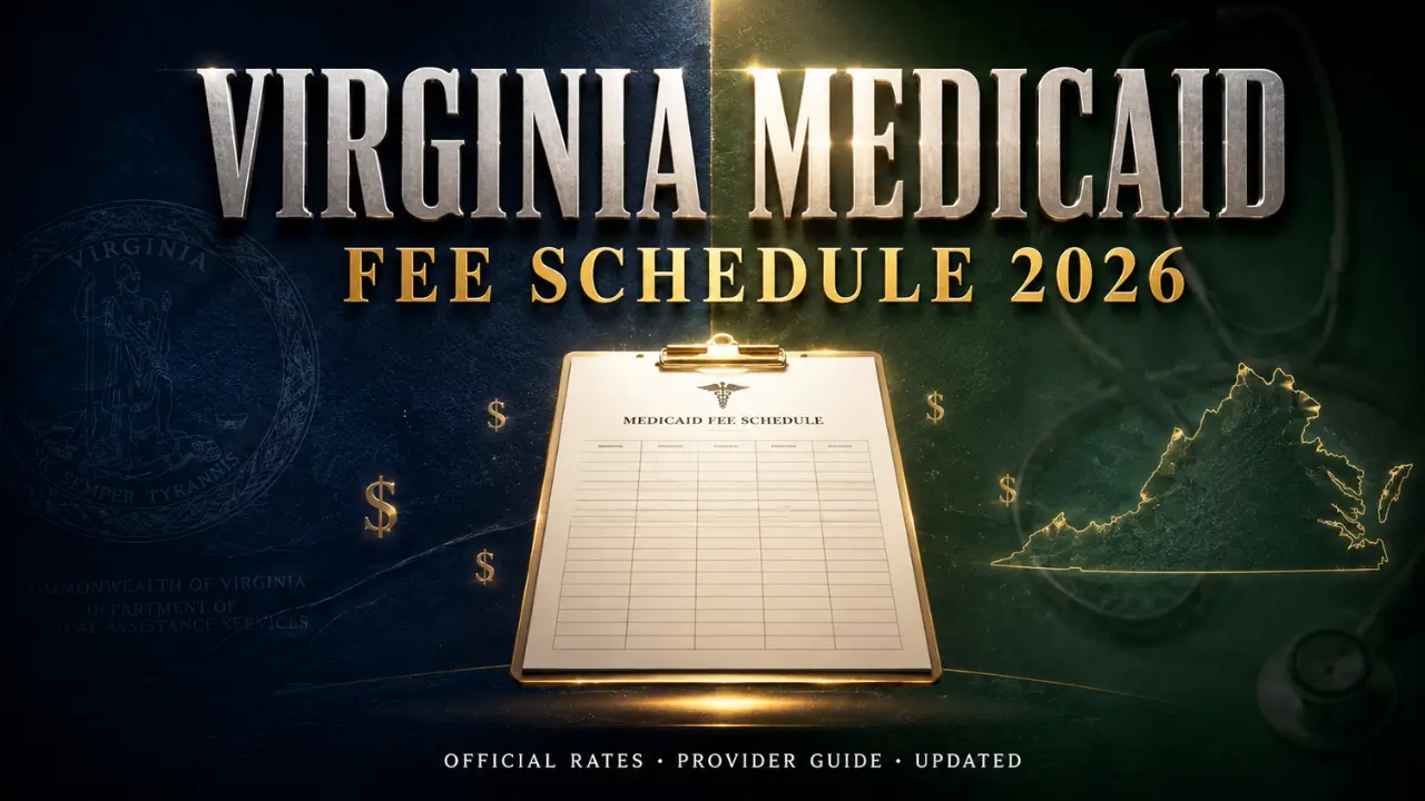 Virginia Medicaid fee schedule 2026 — official rates and provider guide by DMAS