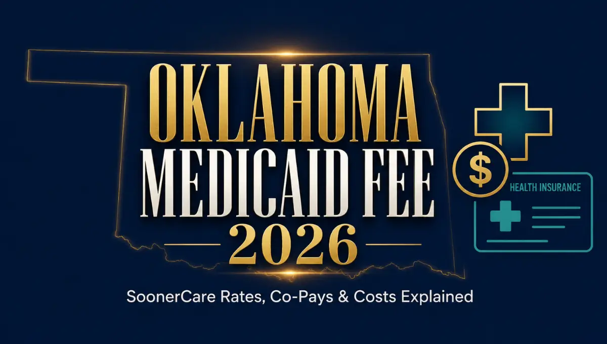 Oklahoma Medicaid fee 2026 guide showing SoonerCare rates, co-pays, and costs