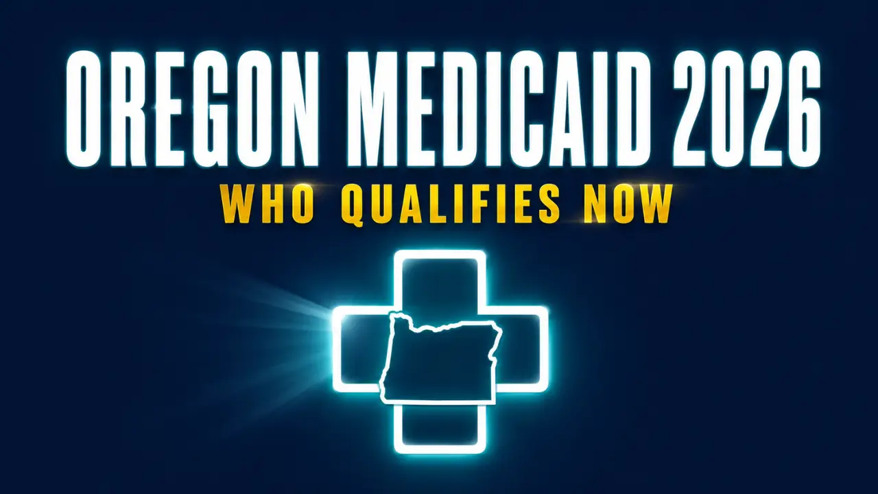 Oregon Medicaid 2026 eligibility and income limits featured graphic