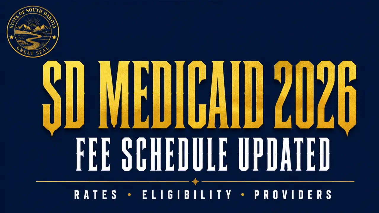 South Dakota Medicaid fee schedule 2026 — updated rates, eligibility limits, and provider billing guide
