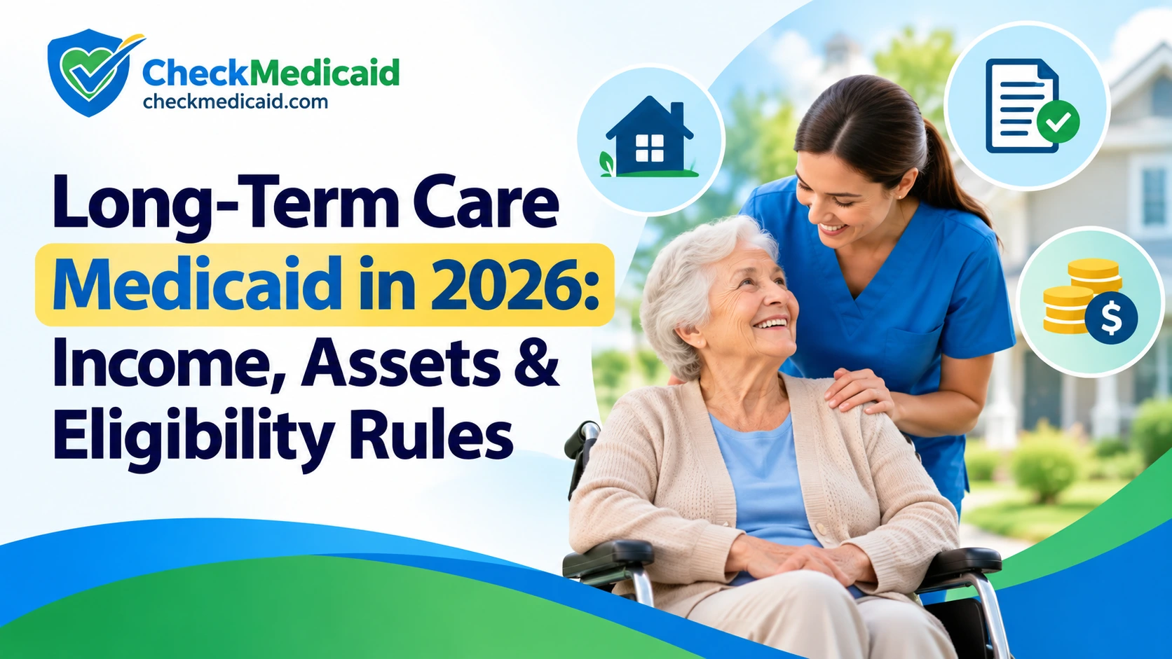 Long term care Medicaid eligibility in 2026, including income limits, assets, and care requirements.